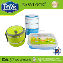 double layer insulated stainless steel bento lunch box